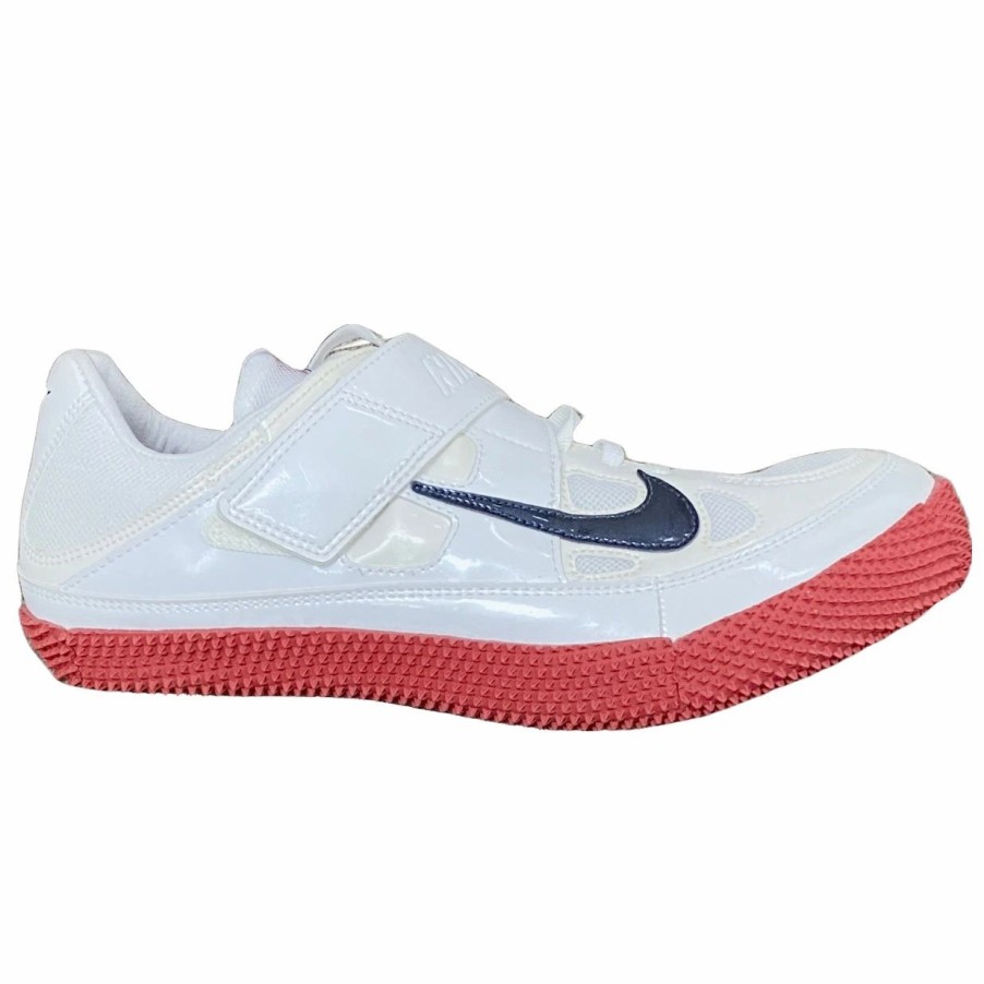 * Nike Uni High Jump Iii (141 White/Obsidian-Sport Red) Footwear