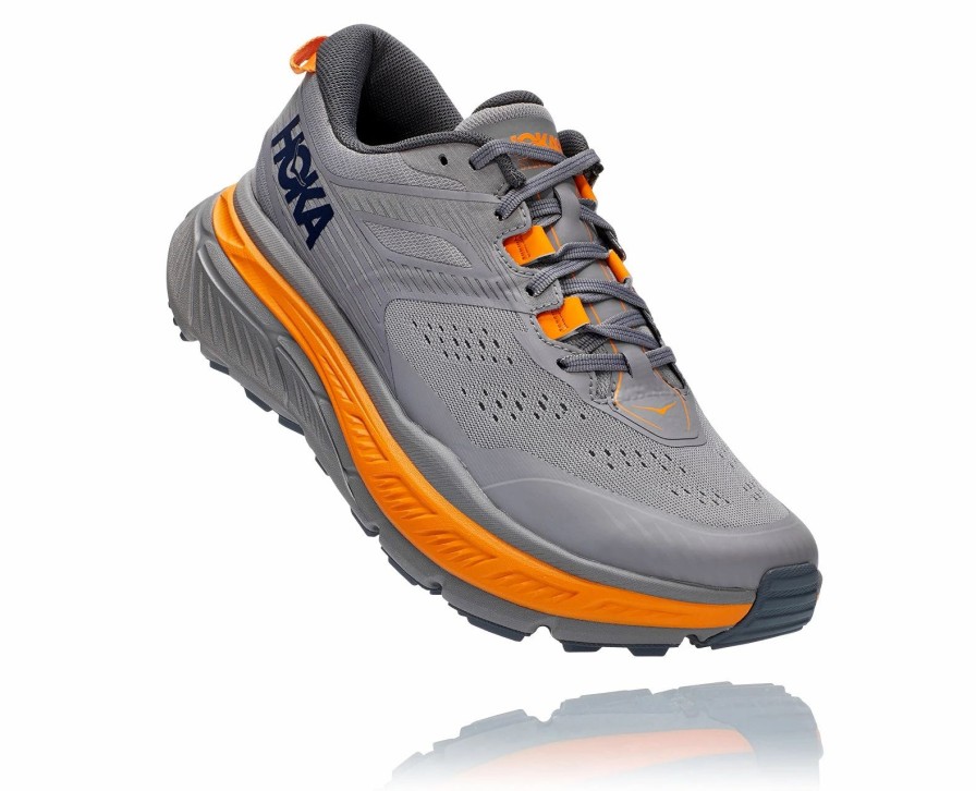 * Hoka Men'S Stinson Atr 6 (Fgbm Frost Gray/Bright Marigold) Footwear