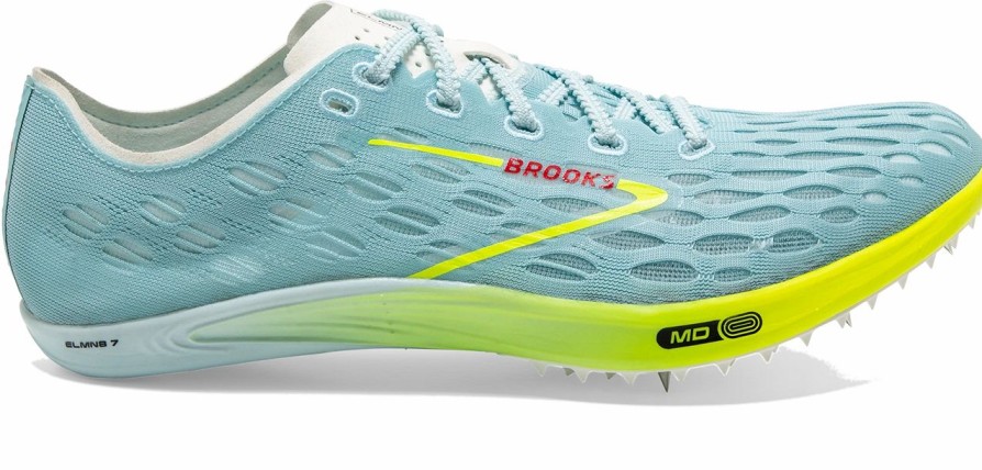 * Brooks Uni Elmn8 7 (467 Blue Glow/Nightlife/Red) Footwear