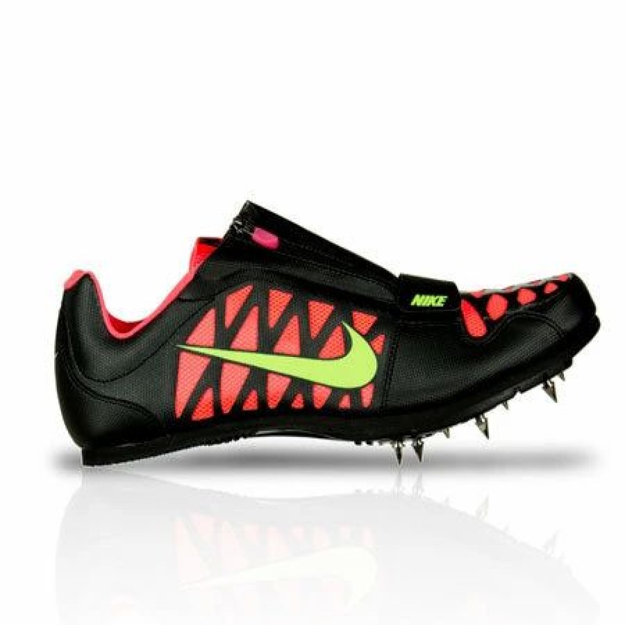 * Nike Uni Zoom Long Jump 4 (036 Black/Electric Green/Hyper Punch) Footwear