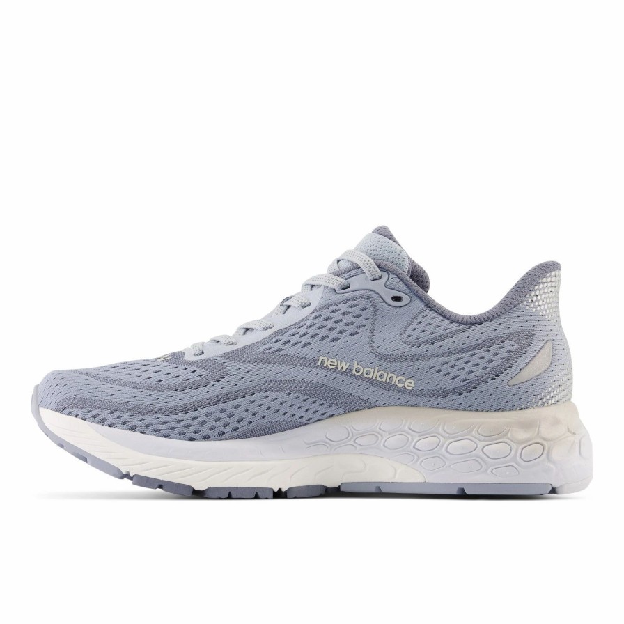 * New Balance Women'S Fresh Foam X 880 V13 Wide (G Light Arctic Grey/Arctic Grey/Light Silver Metallic) Footwear