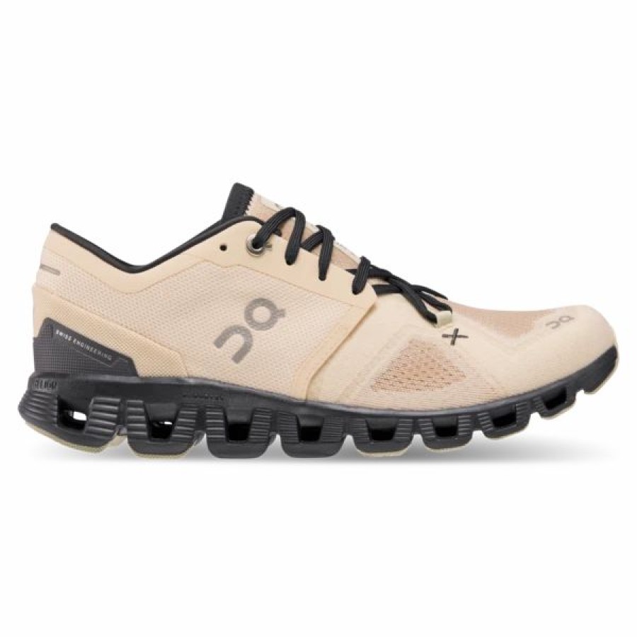 * On Women'S Cloud X 3 (Fawn/Magnet) Footwear