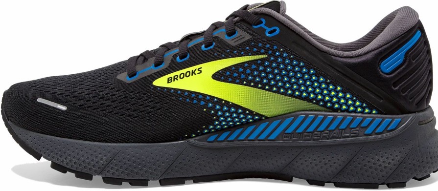 * Brooks Men'S Adrenaline Gts 22 (069 Black/Blue/Nightlife) Footwear