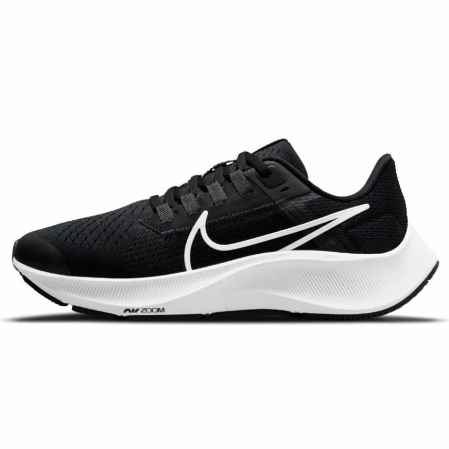 * Nike Big Kid'S Zoom Pegasus 38 (002 Black/White/Anthracite/Volt) Footwear