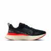 * Nike Men'S React Infinity Run Flyknit 3 (002 Black/Black/Obsidian/Bright Crimson) Footwear