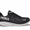 * Hoka Women'S Clifton 9 Wide (Bwht Black/White) Footwear