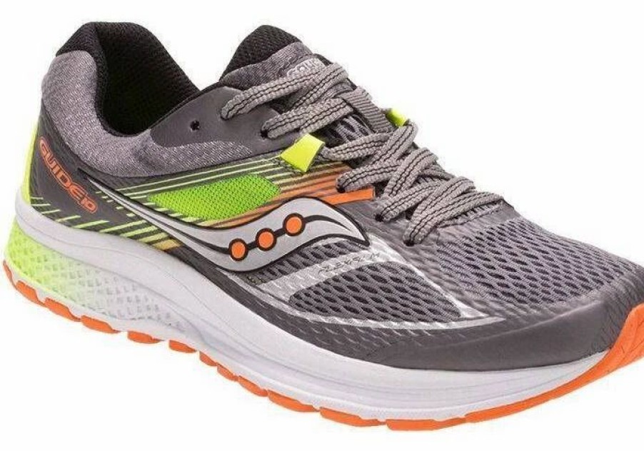 * Saucony Kid'S Guide 10 (7 Grey/Multi) Footwear