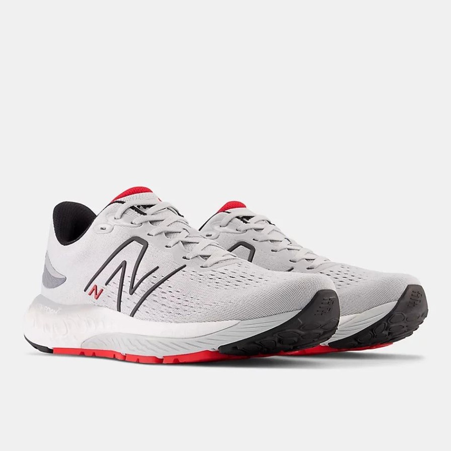 * New Balance Men'S Fresh Foam X 880 V12 (Q Light Aluminum/True Red) Footwear