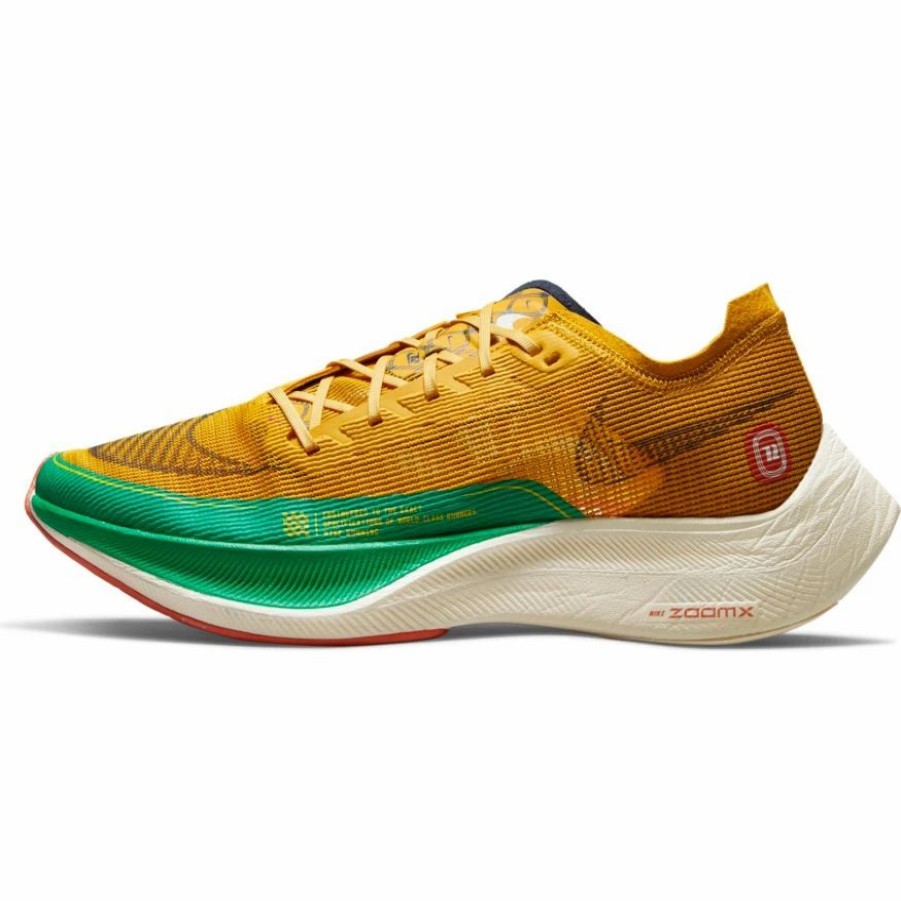 * Nike Men'S Zoomx Vaporfly Next% 2 "Olympic Trials" (700 Dark Sulphur/Thunder Blue/Stadium Green) Footwear