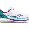 * Saucony Women'S Kinvara 12 "Hot Streak" (116 White/Jade) Footwear