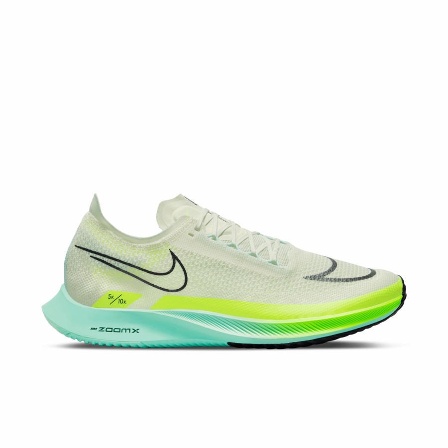 * Nike Uni Zoomx Streakfly (100 Coconut Milk/Cave Purple/Mint Foam/Volt) Footwear