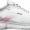 * Brooks Women'S Ghost 15 (195 White/Oyster/Viola) Footwear