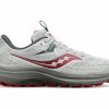 * Saucony Women'S Omni 21 (16 Concrete/Berry) Footwear