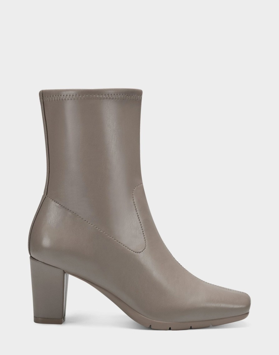 * Aerosoles Cinnamon Taupe Ankle Boots