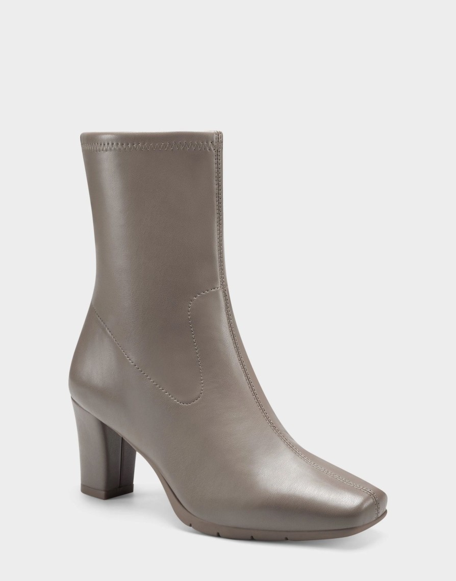 * Aerosoles Cinnamon Taupe Ankle Boots