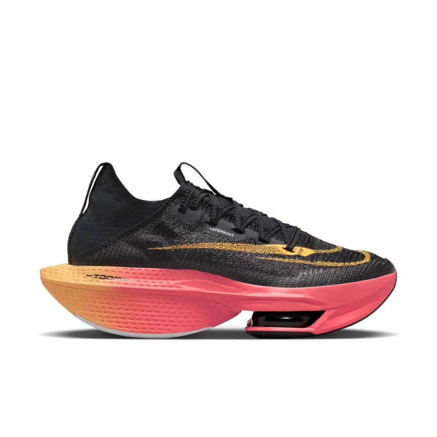 * Nike Women'S Air Zoom Alphafly Next% 2 "Fast Pack" (001 Black/Sea Coral/White/Topaz Gold) Footwear