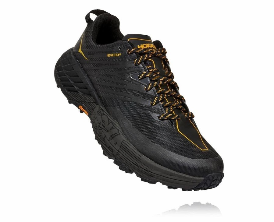 * Hoka Men'S Speedgoat 4 Gtx (Adgg Anthracite/Dark Gull Grey) Footwear