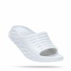 * Hoka Uni Ora Recovery Slide (Wwh White/White) Footwear