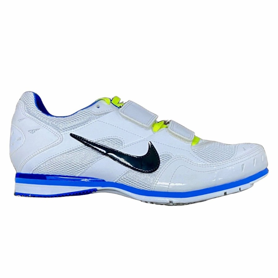 * Nike Uni Zoom Triple Jump 3 (103 White/Black-Volt-Treasure Blue) Footwear