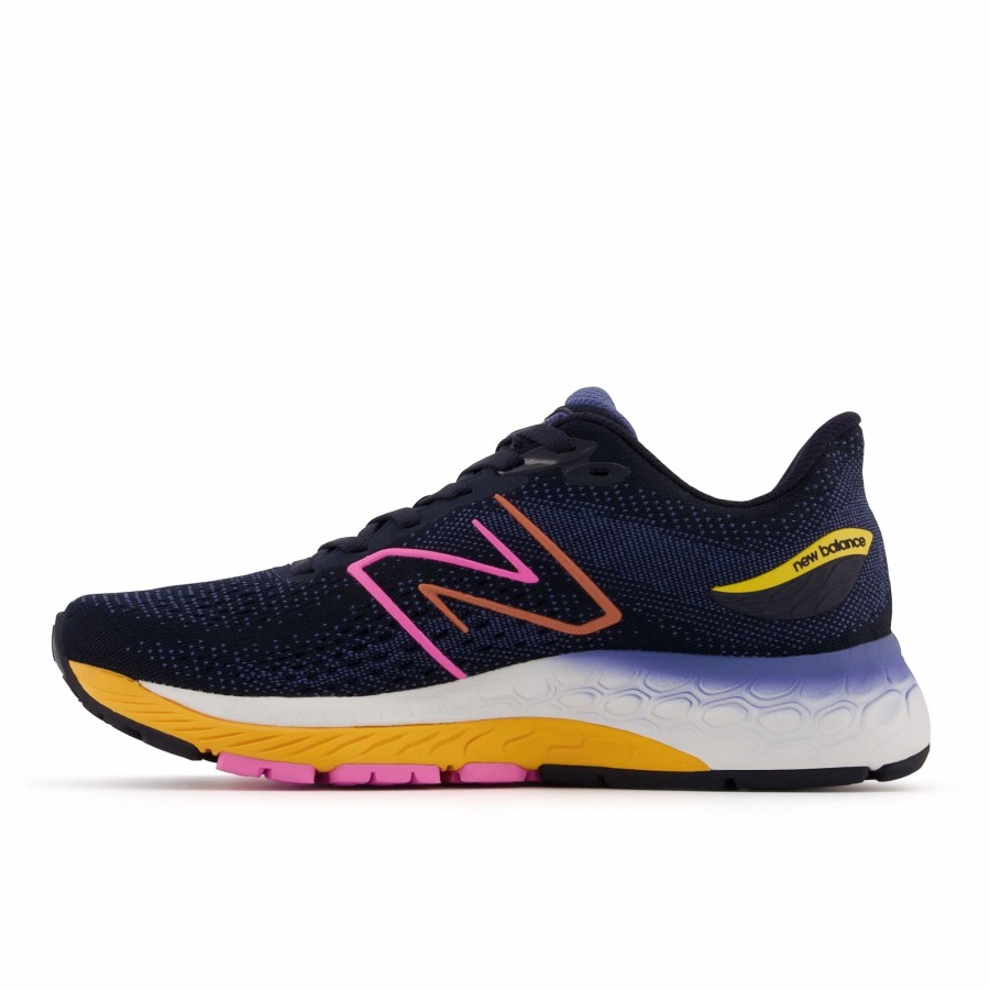 * New Balance Women'S Fresh Foam X 880 V12 (M Eclipse/Vibrant Apricot/Vibrant Pink/Vibrant Orange) Footwear