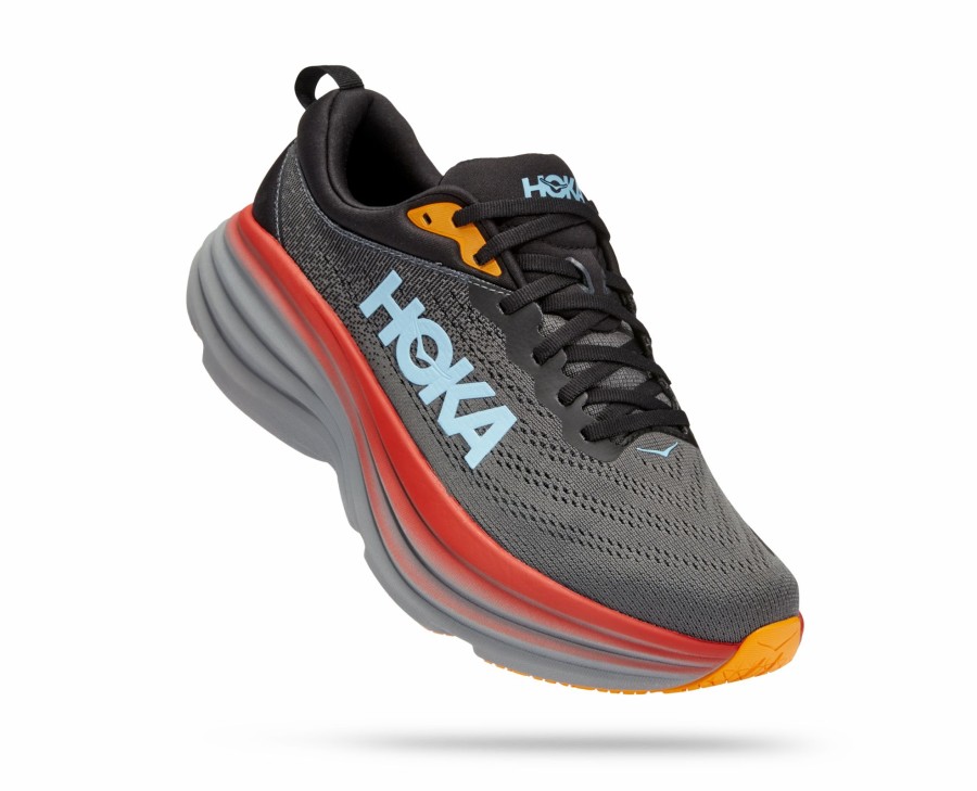 * Hoka Men'S Bondi 8 (Actl Anthracite/Castlerock) Footwear