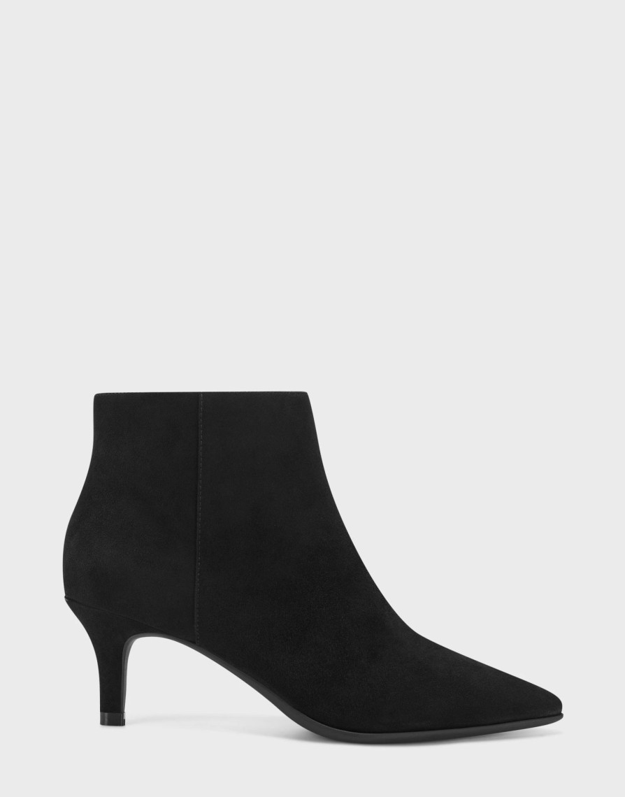 * Aerosoles Epigram Black Suede Ankle Boots