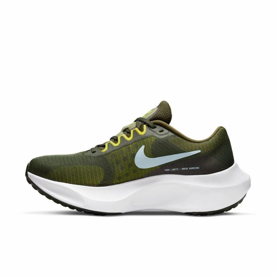 * Nike Men'S Zoom Fly 5 (301 Cargo Khaki/Glacier Blue/Yellow Strike) Footwear