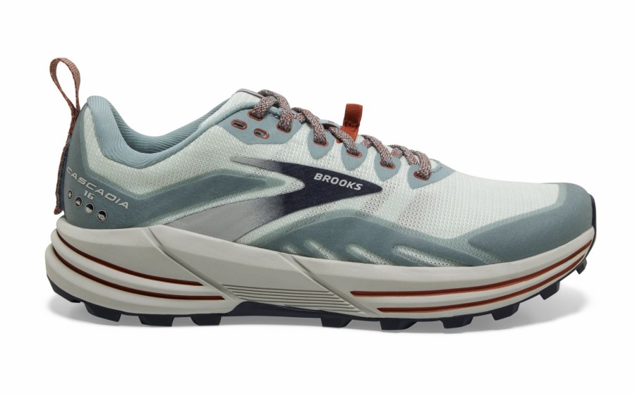 * Brooks Women'S Cascadia 16 (480 Aqua/Tourmaline/Rooibos Tea) Footwear