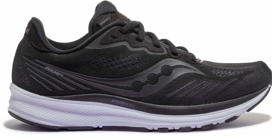 * Saucony Men'S Ride 14 "Reflexion" (60 Black/White) Footwear