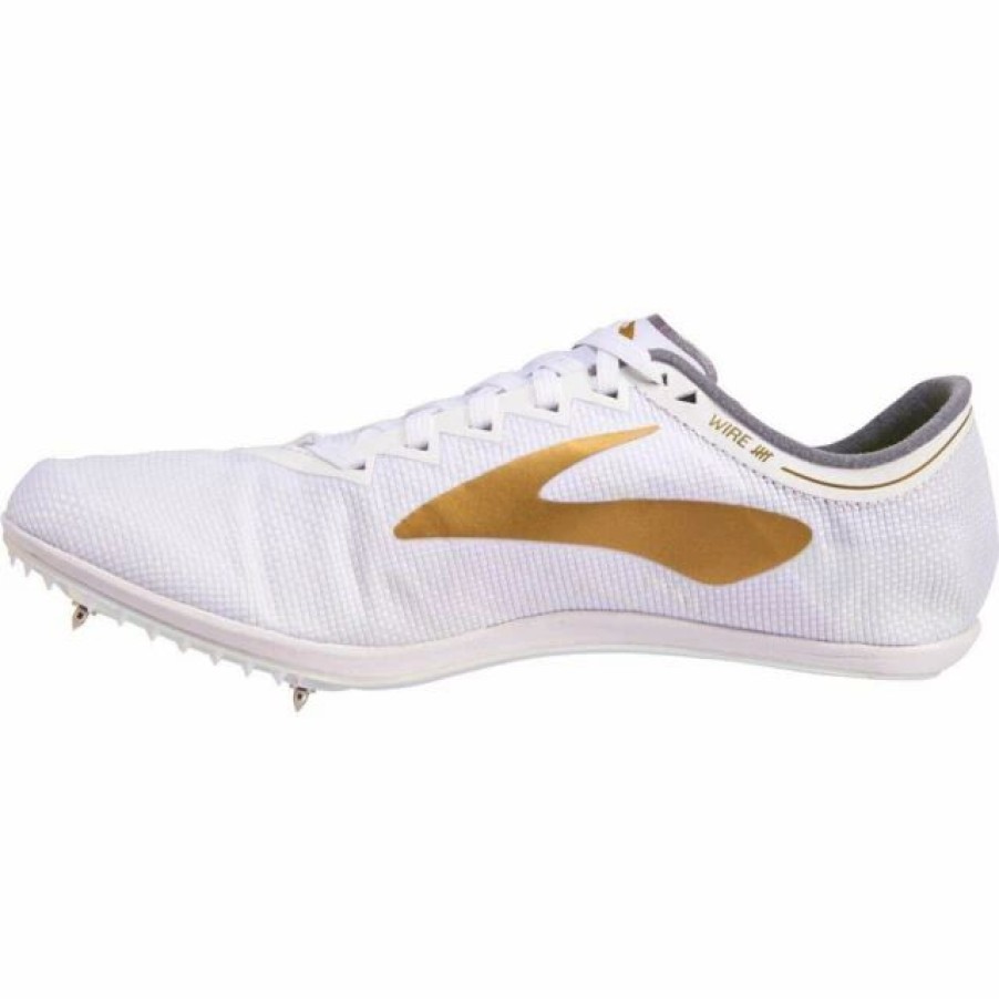 * Brooks Men'S Wire V5 (102 White/Gold) Footwear