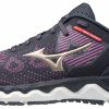 * Mizuno Women'S Wave Horizon 5 (6C7A Pop Violet/Platinum Gold) Footwear