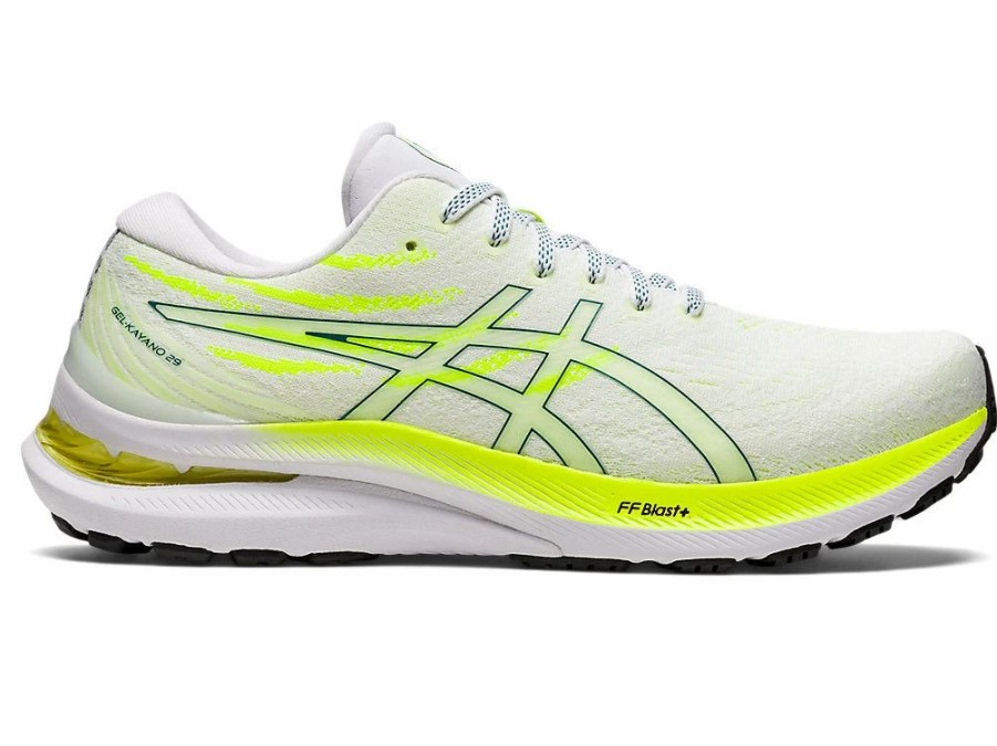 * Asics Women'S Gel-Kayano 29 (100 White/Velvet Pine) Footwear