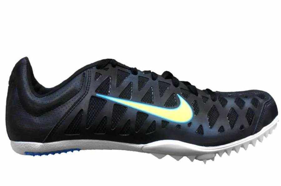 * Nike Uni Zoom Maxcat 3 (071 Black/Volt-White-Blue Glow) Footwear