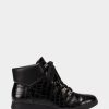 * Aerosoles Frankie Black Croco Ankle Boots