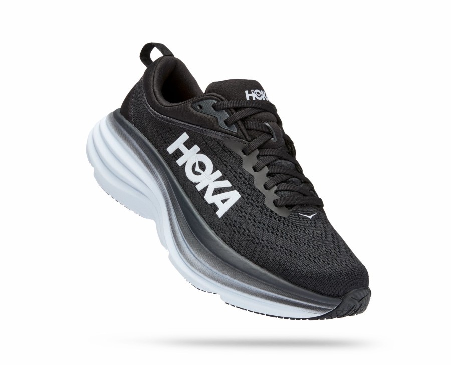 * Hoka Women'S Bondi 8 (Bwht Black/White) Footwear