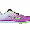 * Nike Women'S Zoom Rival D 7 (105 White/Black-Vivid Grape) Footwear