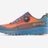 * Icebug Men'S Newrun Bugrip Gtx (9C Mist Blue/Fire Orange) Footwear