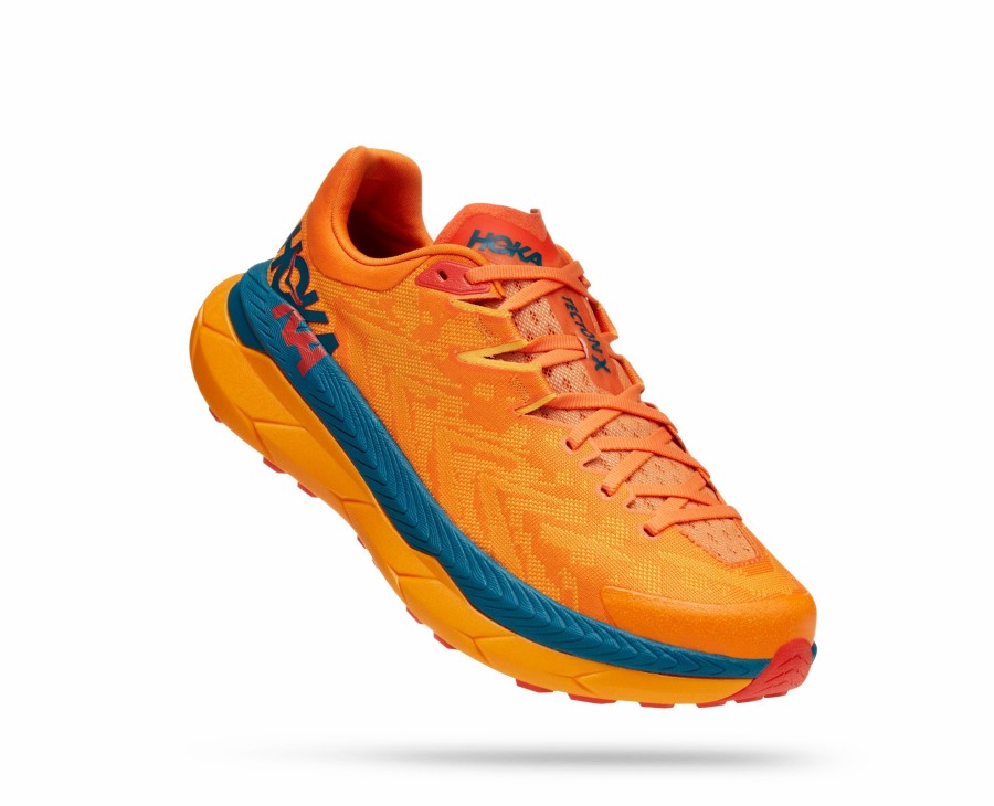 * Hoka Men'S Tecton X (Pory Persimmon Orange/Radiant Yellow) Footwear