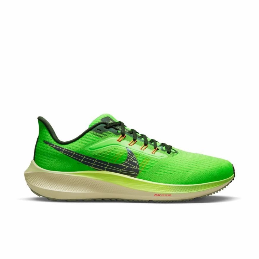 * Nike Men'S Air Zoom Pegasus 39 (343 Scream Green/Black/Coconut Milk/Honeydew) Footwear