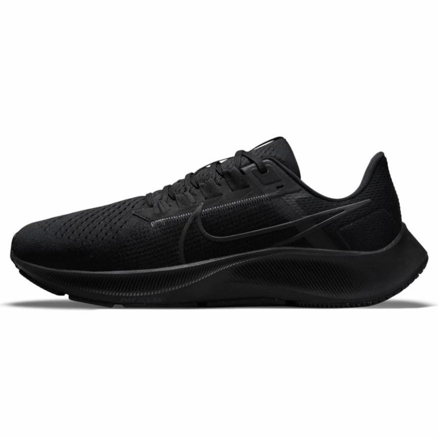 * Nike Men'S Zoom Pegasus 38 (001 Black/Black/Anthracite/Volt) Footwear