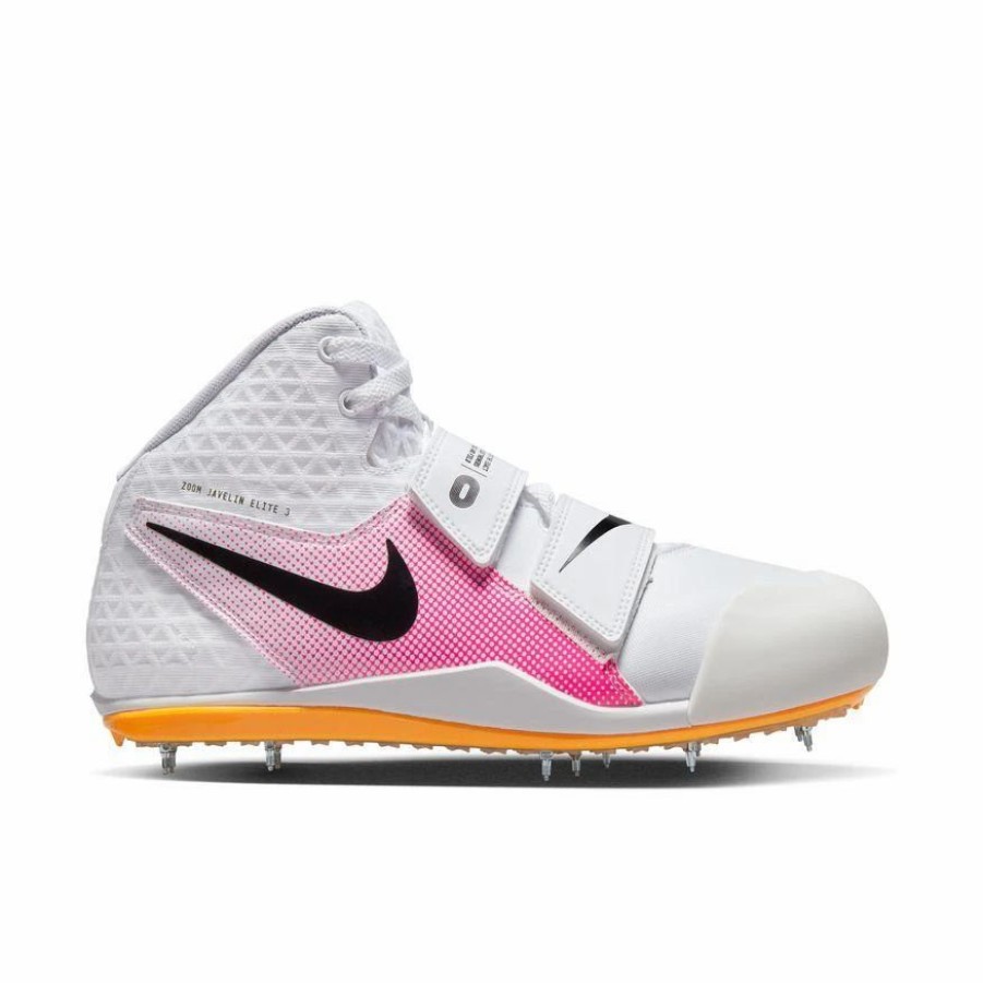 * Nike Uni Zoom Javelin Elite 3 (101- White/Black-Laser Orange) Footwear