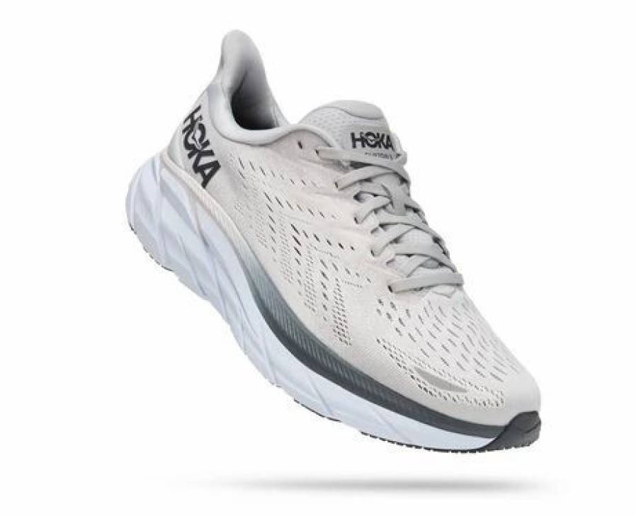 * Hoka Men'S Clifton 8 (Lrnc Lunar Rock/Nimbus Cloud) Footwear