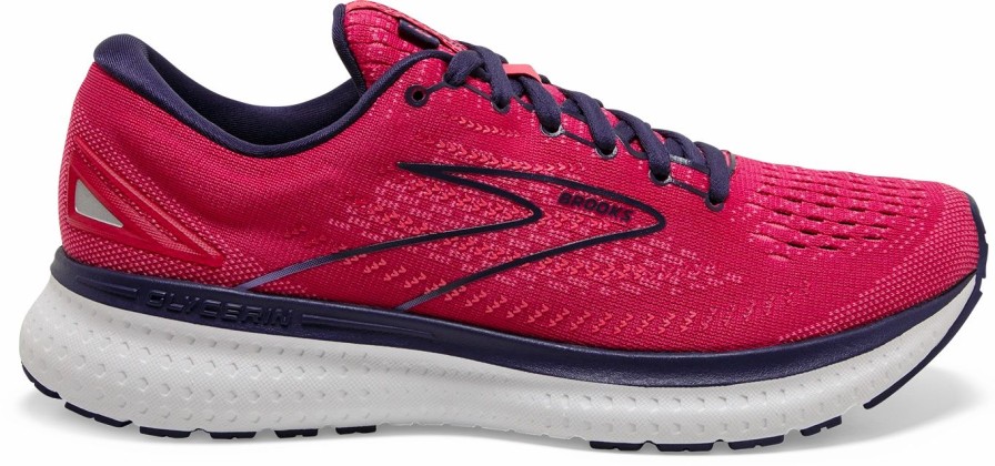 * Brooks Women'S Glycerin 19 (623 Barberry/Purple/Calypso) Footwear