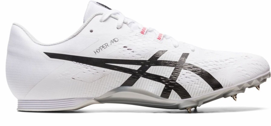 * Asics Uni Hyper Md 8 (100 White/Black) Footwear