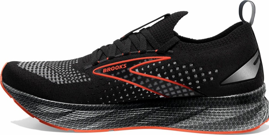 * Brooks Men'S Levitate Stealthfit 6 (090 Black/Spicy Orange) Footwear