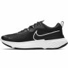 * Nike Men'S React Miler 2 (001 Black/White/Smoke Grey) Footwear