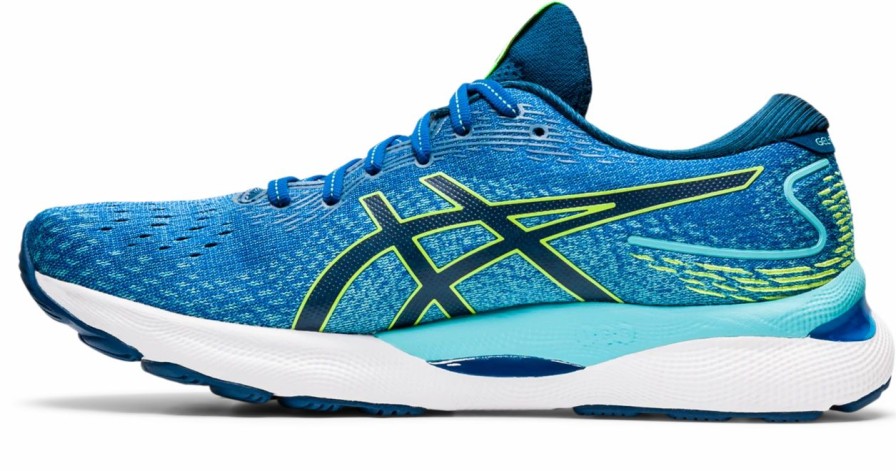 * Asics Men'S Gel-Nimbus 24 (400 Lake Drive/Hazard Green) Footwear