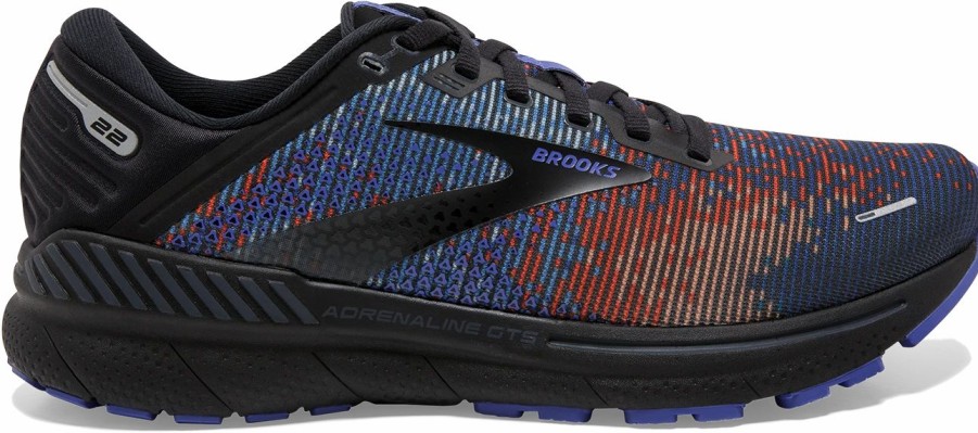 * Brooks Men'S Adrenaline Gts 22 "Pixel Pack" (041 Royal Blue/Black/Grey) Footwear