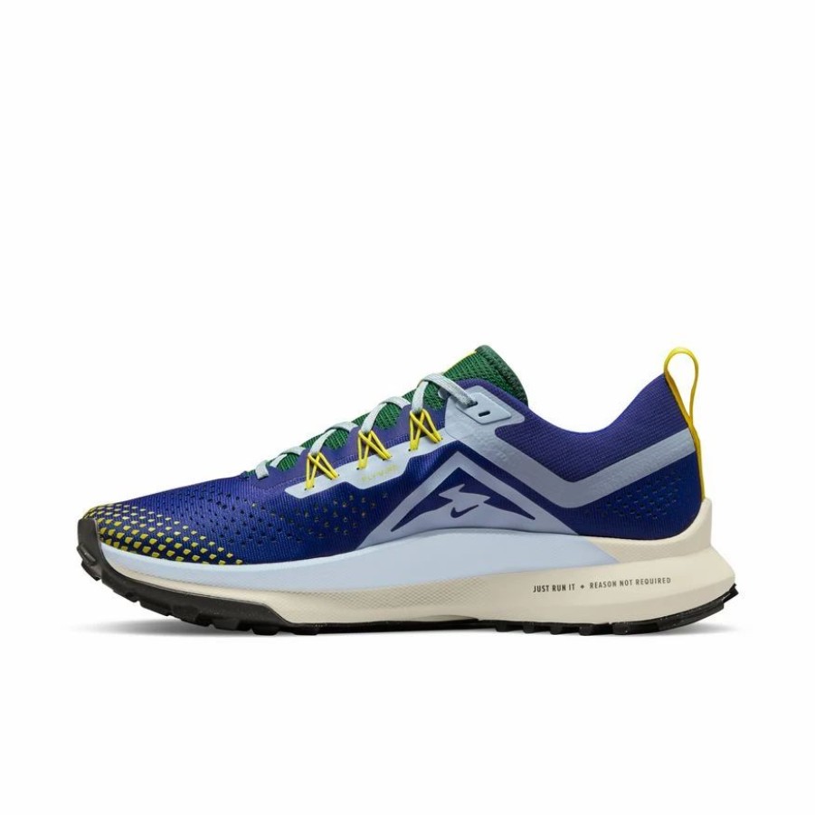 * Nike Men'S React Pegasus Trail 4 (400 Deep Royal Blue/Celestine Blue) Footwear