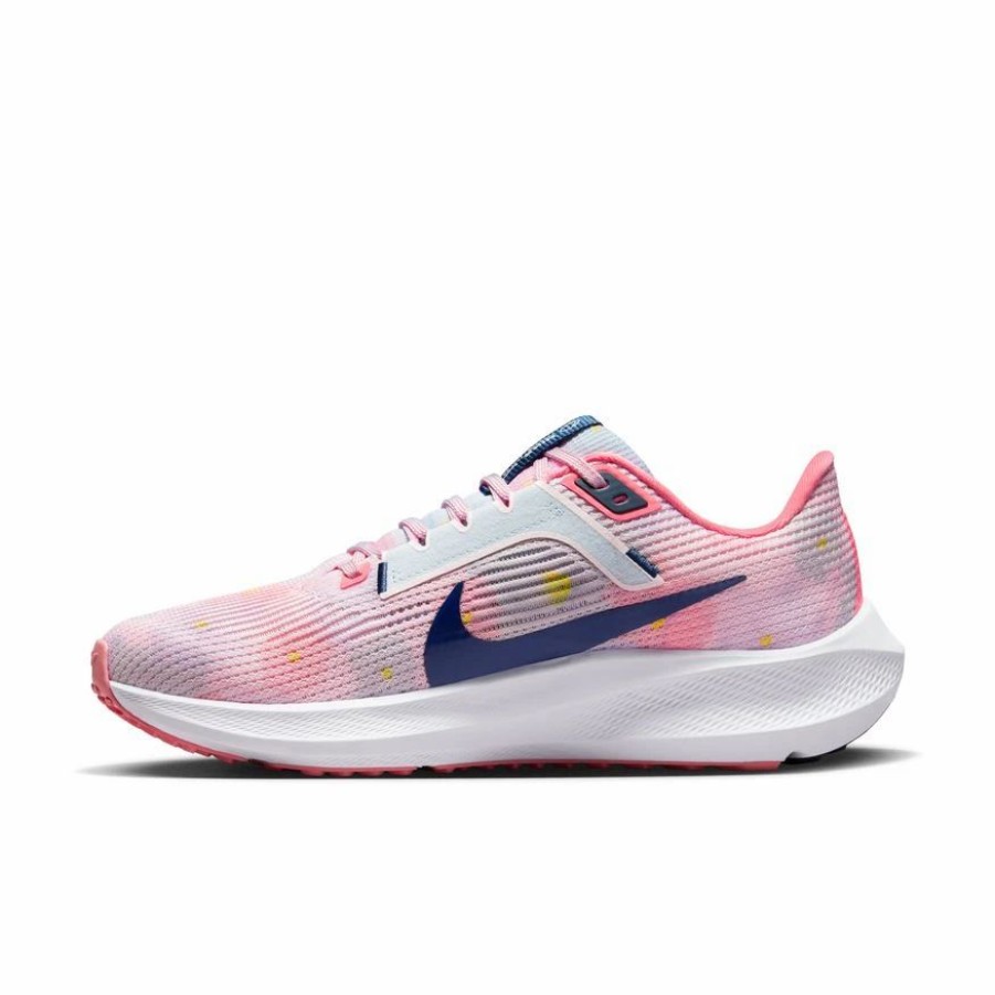 * Nike Women'S Air Zoom Pegasus 40 Premium (600 Pearl Pink/Midnight Navy/Coral Chalk) Footwear